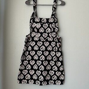 Lucy & Yak Dress, Size Small, Corduroy, Black and White